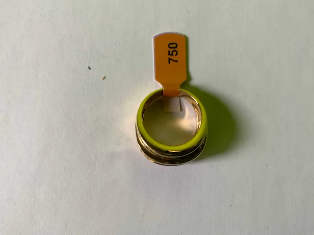 18 karaats geelgouden ring - afbeelding 4 van  4