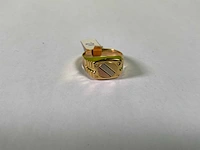 18 karaats geelgouden ring - afbeelding 3 van  4