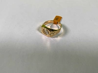 18 karaats geelgouden ring - afbeelding 1 van  4