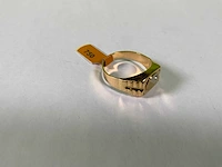 18 karaats geelgouden ring - afbeelding 2 van  4