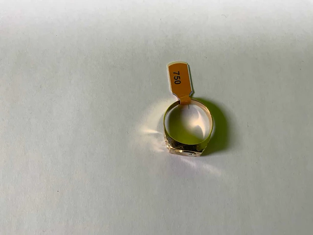 18 karaats geelgouden ring - afbeelding 4 van  4