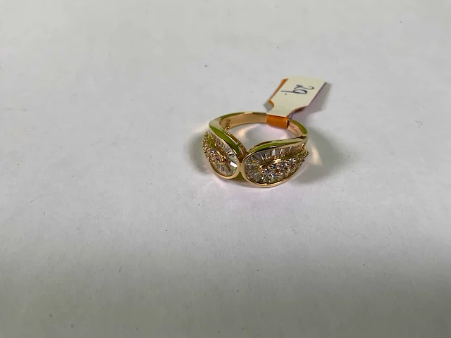 18 karaats geelgouden ring - afbeelding 3 van  4