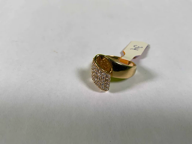 18 karaats geelgouden ring - afbeelding 3 van  3