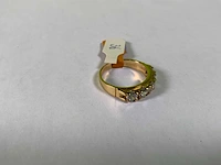 18 karaats geelgouden ring - afbeelding 2 van  4