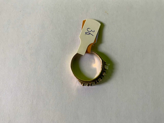 18 karaats geelgouden ring - afbeelding 3 van  4