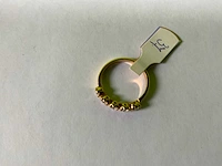 18 karaats geelgouden ring - afbeelding 2 van  3