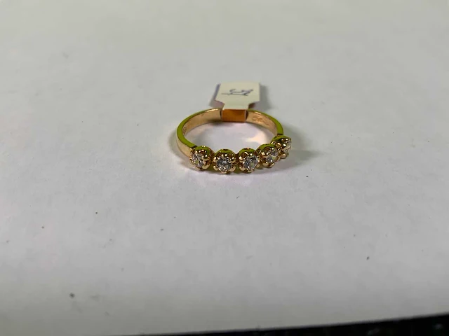 18 karaats geelgouden ring - afbeelding 3 van  3