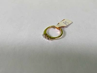 18 karaats geelgouden ring - afbeelding 1 van  3