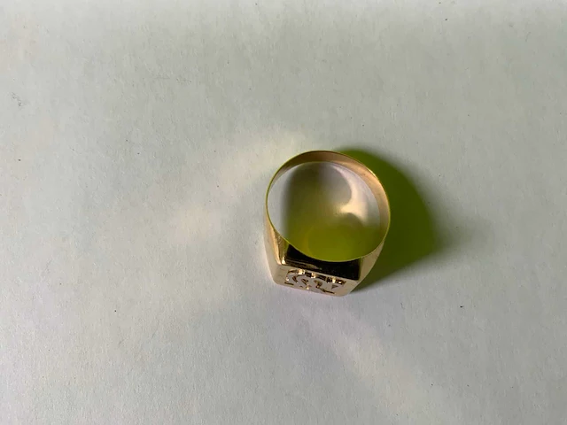 18 karaats geelgouden ring - afbeelding 4 van  4