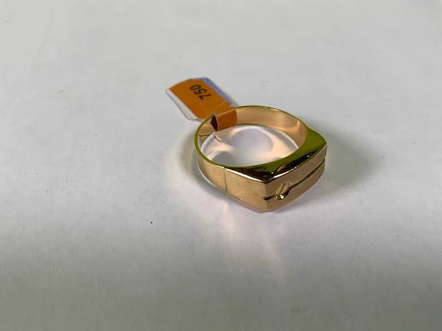 18 karaats geelgouden ring - afbeelding 2 van  4