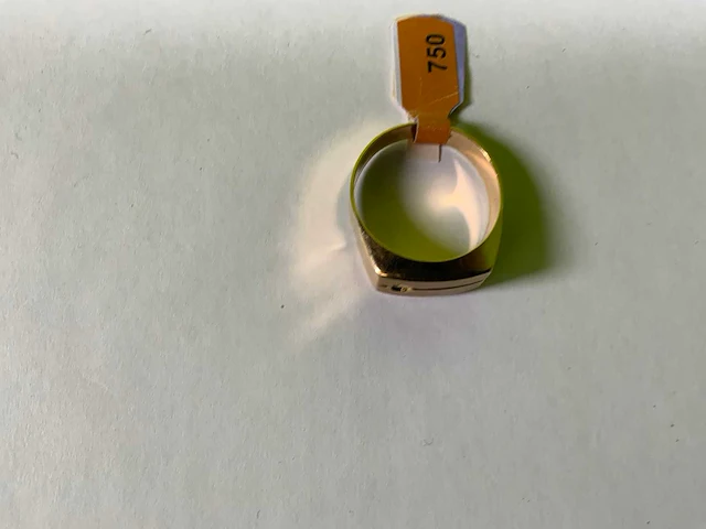18 karaats geelgouden ring - afbeelding 4 van  4