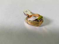 18 karaats geelgouden ring - afbeelding 2 van  4