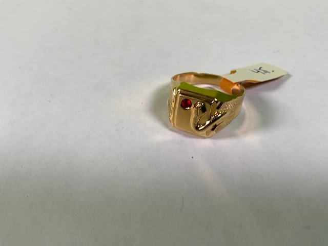 18 karaats geelgouden ring - afbeelding 3 van  4