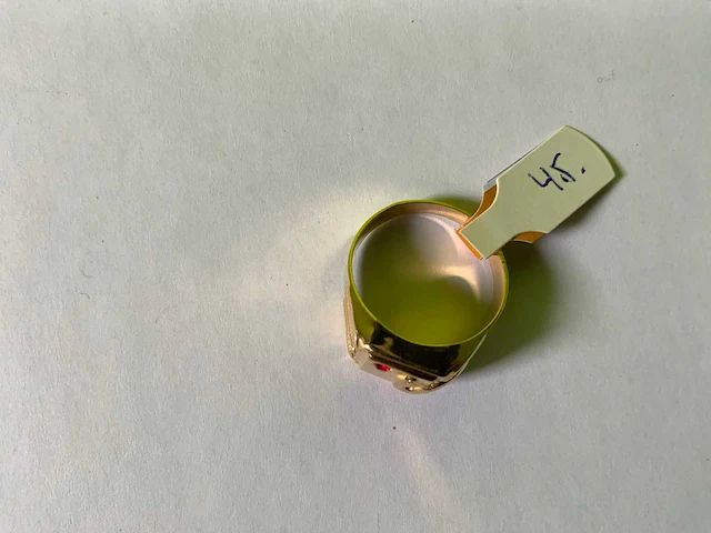 18 karaats geelgouden ring - afbeelding 4 van  4