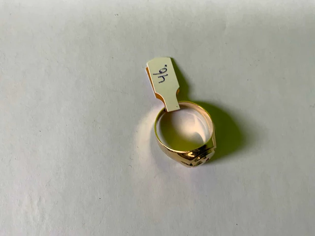 18 karaats geelgouden ring - afbeelding 3 van  3