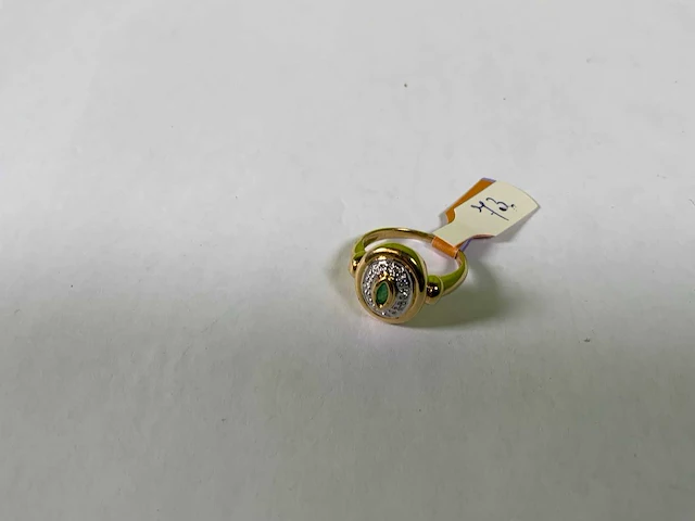 18 karaats geelgouden ring - afbeelding 1 van  3