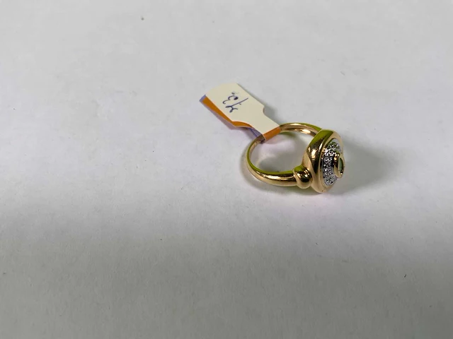 18 karaats geelgouden ring - afbeelding 3 van  3