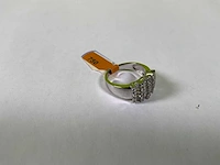 18 karaats witgouden ring - afbeelding 2 van  4