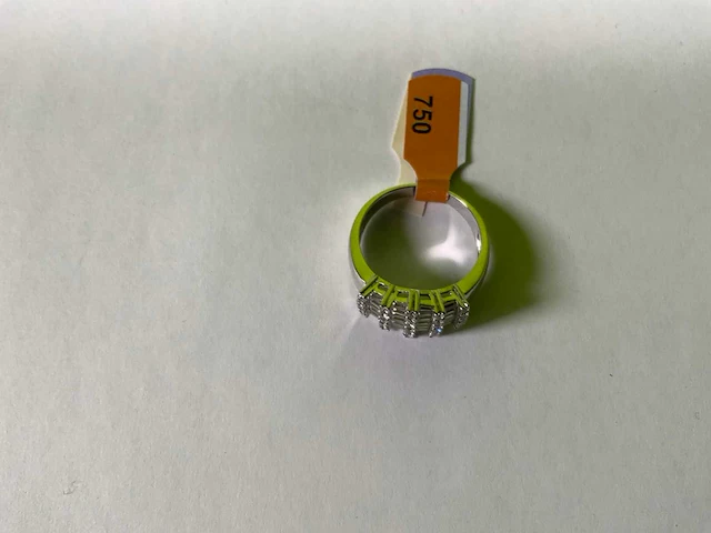18 karaats witgouden ring - afbeelding 4 van  4
