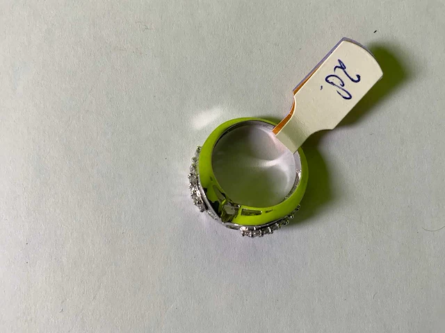 18 karaats witgouden ring - afbeelding 3 van  4
