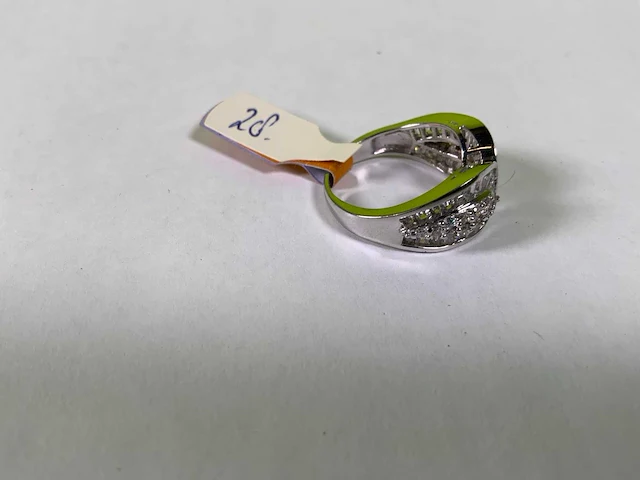 18 karaats witgouden ring - afbeelding 4 van  4