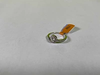 18 karaats witgouden ring - afbeelding 2 van  3