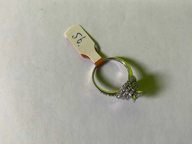 18 karaats witgouden ring - afbeelding 3 van  3