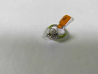 18 karaats witgouden ring - afbeelding 1 van  3