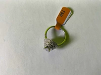 18 karaats witgouden ring - afbeelding 2 van  3