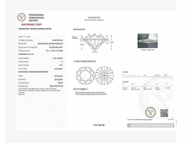 18 krt. geel gouden oorstekers 5,03 crt. diamanten - afbeelding 4 van  4