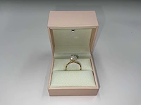 18 krt. geel gouden ring met diamant 3,07 crt. - afbeelding 12 van  12