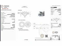 18 krt. geel gouden ring met diamant 3,14 crt. - afbeelding 3 van  10