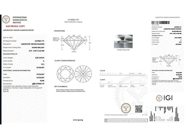 18 krt. geel gouden ring met diamant 3,14 crt. - afbeelding 3 van  10