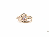 18 krt. geel gouden ring met diamant 4,06 crt. - afbeelding 4 van  7