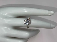 18 krt. geel gouden ring met diamant 4,54 crt. - afbeelding 9 van  17