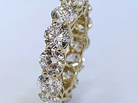 18 krt. geel gouden ring met diamant 6,48 crt. - afbeelding 3 van  11