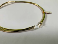 18 krt geelgouden choker ketting - afbeelding 4 van  5