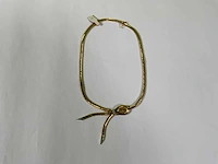 18 krt geelgouden collier ketting