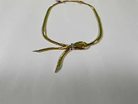 18 krt geelgouden collier ketting - afbeelding 2 van  4