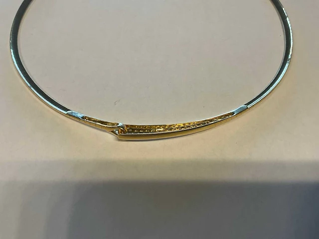 18 krt geelgouden ketting - afbeelding 2 van  3