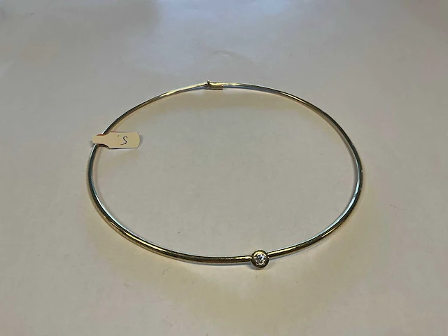 18 krt geelgouden ketting - afbeelding 1 van  3