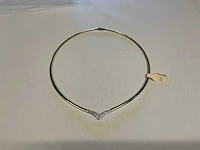 18 krt geelgouden ketting - afbeelding 1 van  3