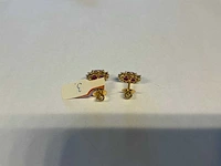 18 krt geelgouden oorbel - afbeelding 2 van  2