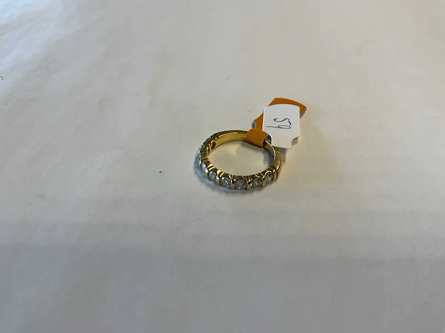 18 krt geelgouden rijring - afbeelding 1 van  4