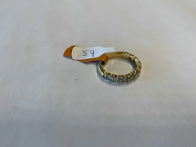 18 krt geelgouden rijring - afbeelding 2 van  4