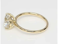 18 krt. geelgouden ring met 3,00 crt. diamant - afbeelding 2 van  6
