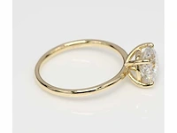 18 krt. geelgouden ring met 3,00 crt. diamant - afbeelding 4 van  6