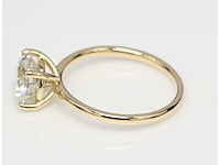 18 krt. geelgouden ring met 3,00 crt. diamant - afbeelding 2 van  6