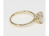 18 krt. geelgouden ring met 3,00 crt. diamant - afbeelding 6 van  6