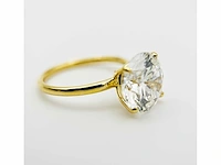 18 krt. geelgouden ring met 5,02 crt. diamant - afbeelding 4 van  7